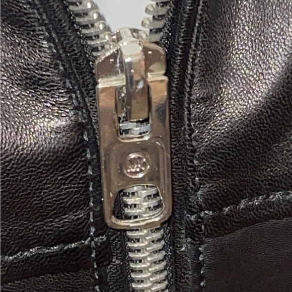 **LAST CHANCE** MICHAEL Michael Kors Black Leather Jacket women plus size 3X - Picture 10 of 12